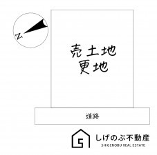 湖南市岩根、土地の間取り画像です