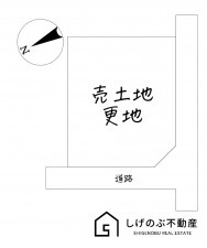 湖南市岩根、土地の間取り画像です