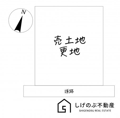 甲賀市水口町名坂、土地の間取り画像です