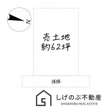 甲賀市甲南町希望ケ丘本町、土地の間取り画像です