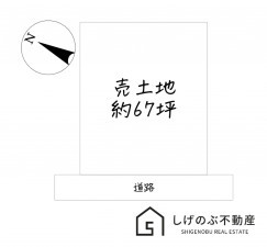 湖南市菩提寺西、土地の間取り画像です