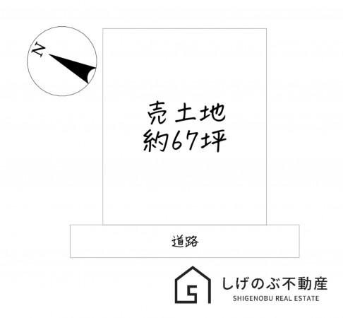湖南市菩提寺西、土地の間取り画像です