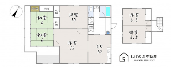 湖南市宮の森、中古一戸建ての間取り画像です
