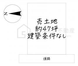 甲賀市水口町山、土地の間取り画像です