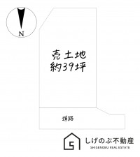 甲賀市甲南町深川、土地の間取り画像です