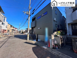 草津市矢橋町、新築一戸建ての外観画像です