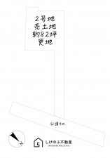 草津市芦浦町、土地の間取り画像です