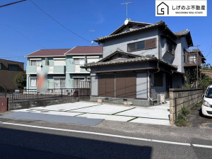 草津市西矢倉、中古一戸建ての外観画像です