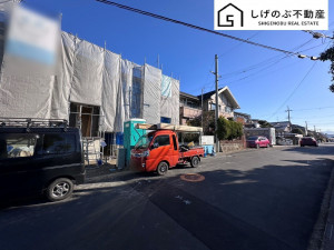 草津市橋岡町、新築一戸建ての外観画像です