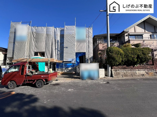 草津市橋岡町、新築一戸建ての外観画像です