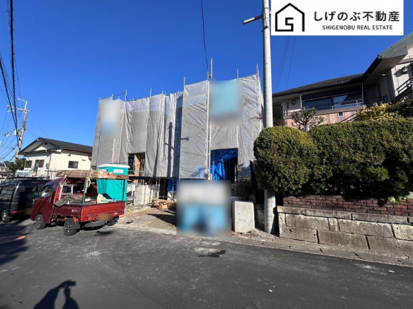 草津市橋岡町、新築一戸建ての外観画像です