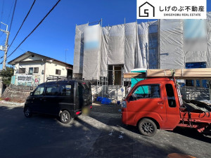 草津市橋岡町、新築一戸建ての外観画像です