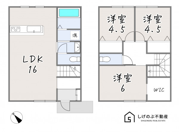 草津市橋岡町、新築一戸建ての間取り画像です