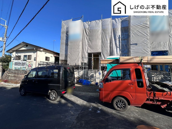 草津市橋岡町、新築一戸建ての外観画像です
