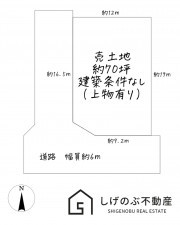 甲賀市甲南町深川、土地の間取り画像です