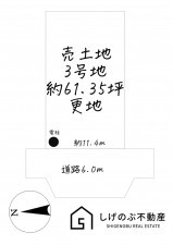 湖南市菩提寺北、土地の間取り画像です