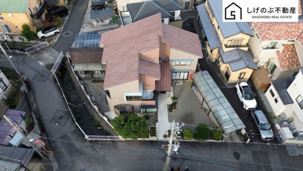 草津市橋岡町、中古一戸建ての外観画像です