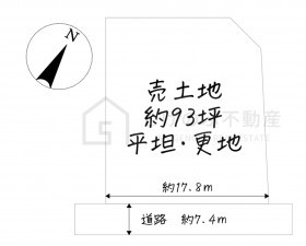 湖南市石部東、土地の間取り画像です