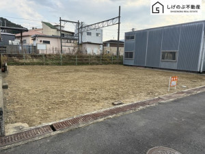 甲賀市水口町新町、土地の外観画像です