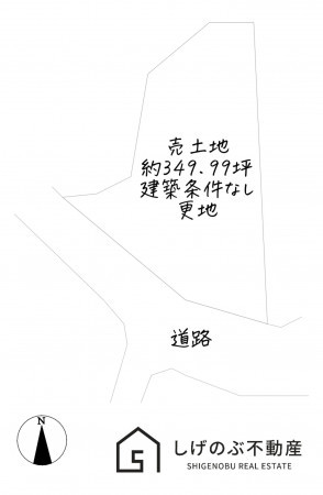 甲賀市水口町水口、土地の間取り画像です