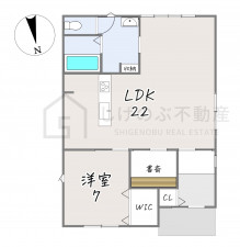 蒲生郡日野町大字大窪、中古一戸建ての間取り画像です