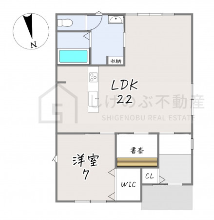 蒲生郡日野町大字大窪、中古一戸建ての間取り画像です
