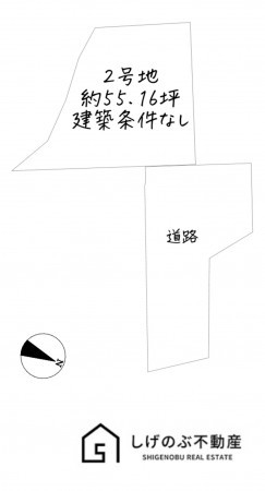湖南市三雲、土地の間取り画像です