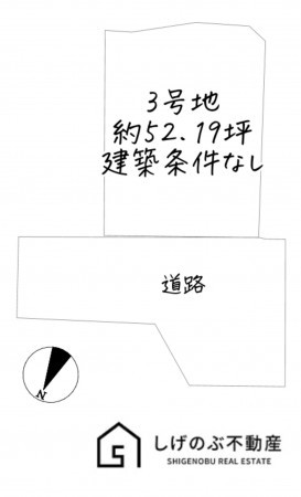 湖南市三雲、土地の間取り画像です