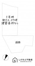 湖南市三雲、土地の間取り画像です