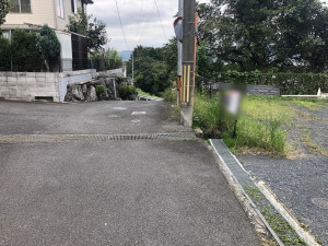 湖南市柑子袋西、土地の画像です