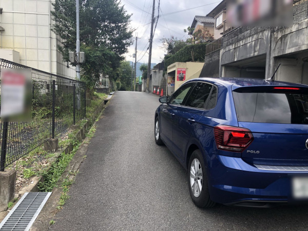 湖南市柑子袋西、土地の画像です