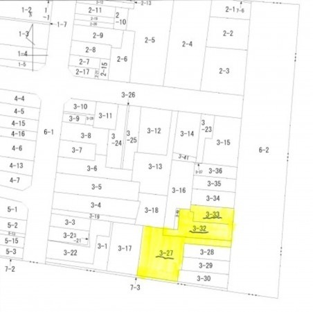 富山市千石町、土地の間取り画像です