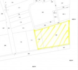 富山市吉倉、土地の間取り画像です