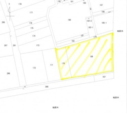 富山市吉倉、土地の間取り画像です
