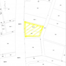 富山市吉倉、土地の間取り画像です