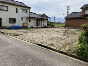 富山市水橋開発町、土地の間取り画像です