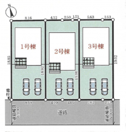 富山市水橋辻ケ堂、新築一戸建ての画像です