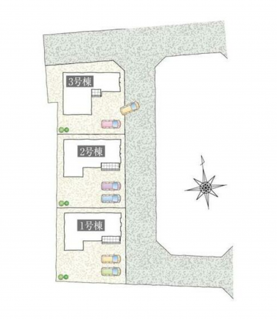 富山市下大久保、新築一戸建ての画像です