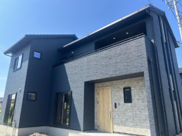 富山市下大久保、新築一戸建ての外観画像です