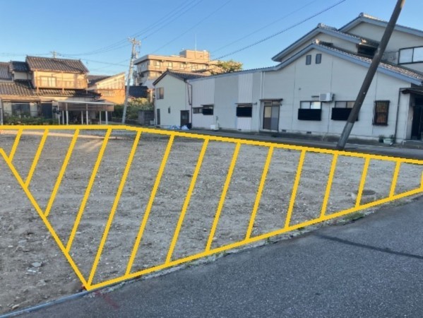 高岡市伏木中央町、土地の画像です