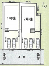 富山市神通町、新築一戸建ての画像です