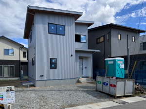 富山市大泉、新築一戸建ての外観画像です
