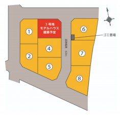 富山市中島、土地の間取り画像です
