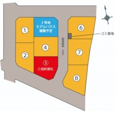 富山市中島、土地の間取り画像です