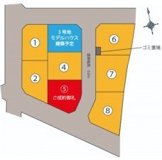 富山市中島、土地の間取り画像です