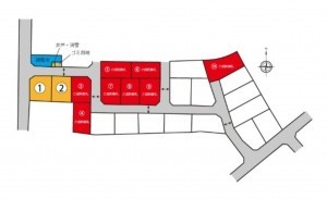 富山市大泉、土地の間取り画像です