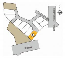 富山市山室、土地の間取り画像です