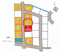 富山市千成町、土地の間取り画像です