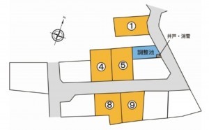 富山市本郷町、土地の間取り画像です