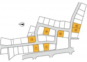 富山市米田町、土地の間取り画像です